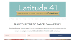 Desktop Screenshot of latitudefortyone.com